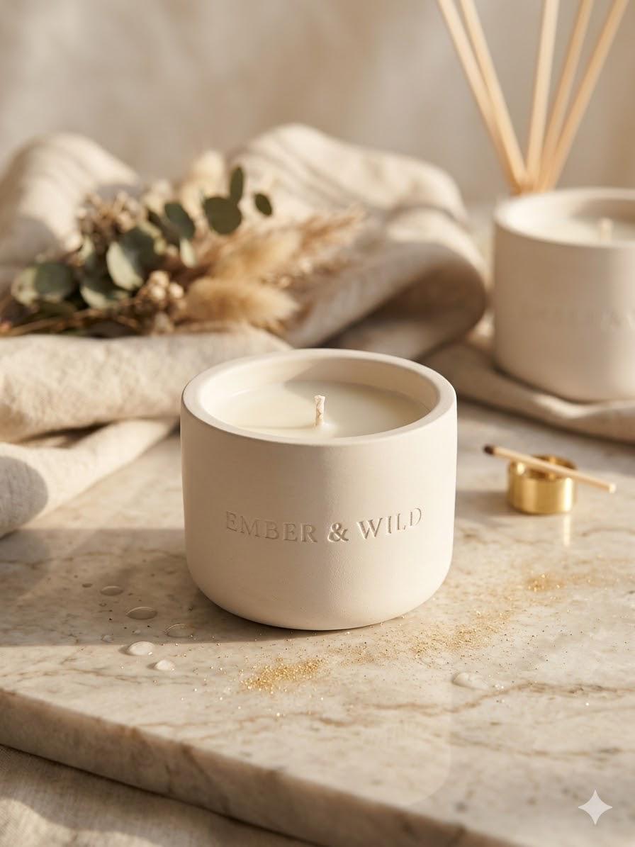 Velvet | Rose, Amber & Musk Soy Candle
