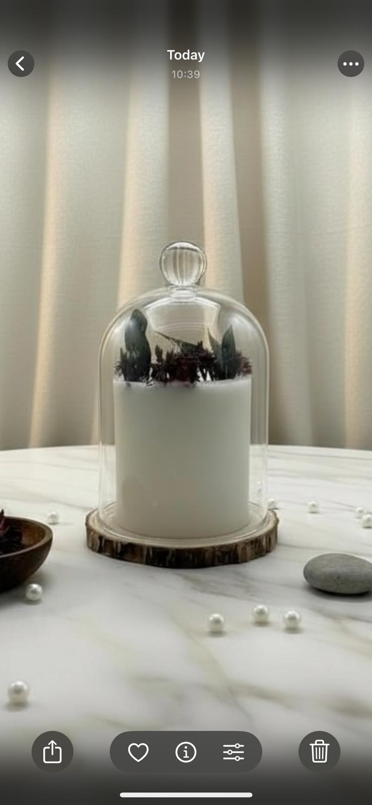 Handmade Soy Candle - Rose